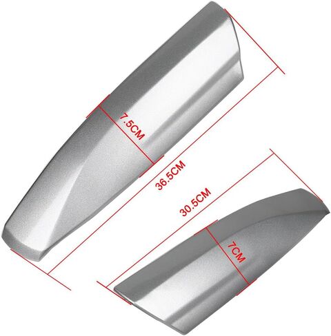 ECCPP Silver Roof Rack Side Rails End Covers Shell Cap Replacement Fit for Toyota Highlander 2008-2013,Pack of 4 in Saudi Arabia
