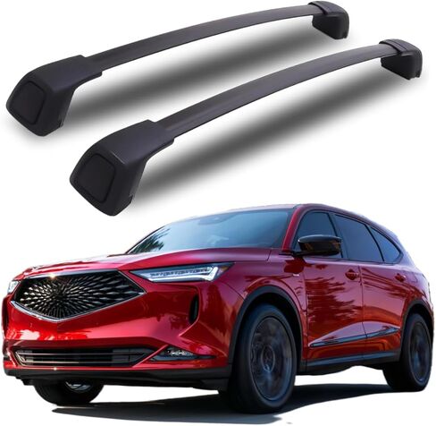 Roof Racks Aluminum Alloy ONLY Structure Cross Bars Rail Fit for Acura MDX 2022 2023 2024 Rack Crossbar in Kuwait