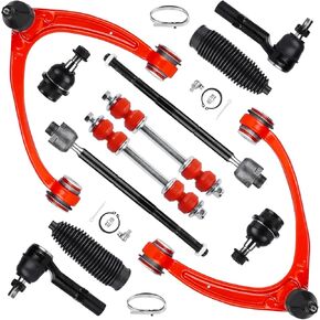 12PCS Front Upper Control Arms with Ball Joint for Chevy Silverado 1500 07-13 Gmc Sierra 1500 Yukon XL Cadillac Escalade 2007 2008 2009 2010 2011 2012 2013 with Polyurethane Bushing Suspension Kit in Kuwait