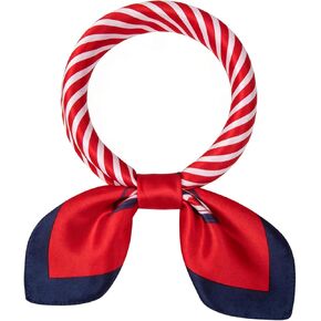 Sailor Scarf Stain Flight Attendant Scarfs Small Square Formal Neck Scarf Wrap for Women Costume in Kuwait