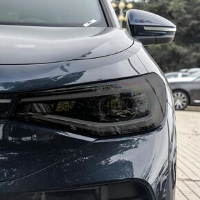 سيارة الجبهة غشاء خفيف لشركة فولكس فاجن ل Id.4 Crozz 2021-2024 سيارة العلوي طبقة رقيقة واقية الفينيل استعادة شفاف أسود Tpusticker in Kuwait