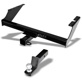 الفئة 3 III أسود 2 بوصة أنبوب استقبال مصد خلفي وصلة سحب مقطورة + كرة محملة قطرة 2 بوصة متوافقة مع 99-16 Ford F250 / F350 Superduty in Kuwait