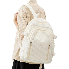 weradar Lightweight Middle School Bag For Teens Girls,Kawaii Backpack For College Students,Aesthetic Bookbag,Cute School Backpack For Women Casual Daypack(Yellow) in Kuwait