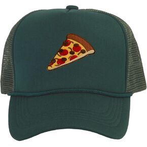 Adult Men's Pepperoni Pizza Slice Rope Foam Trucker Hat in Kuwait