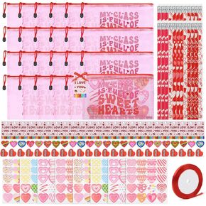 هدايا عيد الحب للأطفال في الفصل الدراسي، مجموعة من 24 قطعة من قرطاسية عيد الحب لهدايا تبادل المدارس للأطفال، هدايا لحفلات عيد الحب، حقائب هدايا رائعة، هدايا للفصل الدراسي للطلاب in Kuwait