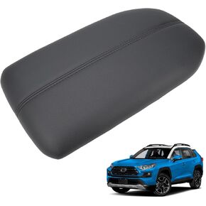 Center Console Lid Cover Armrest Compatible with Toyota Rav4 2019 2020 2021 2022 2023 Blakc Replaces 58920-42010-C0 in Kuwait