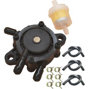 Vacuum Fuel Pump with Fuel Filter For Kohler 17HP-25 HP Briggs and Stratton Small Engine Lawn Mower Tractor for Honda Yamaha John Deere 808492 808656 in Kuwait