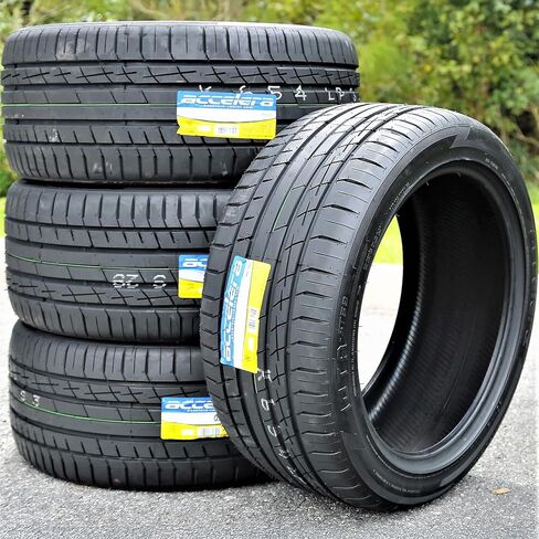 Set of 2 (TWO) Accelera Iota ST68 All-Season Truck/SUV High Performance Radial Tires-295/35R24 295/35ZR24 295/35/24 295/35-24 110W Load Range XL 4-Ply BSW Black Side Wall UTQG 400AA in Saudi Arabia