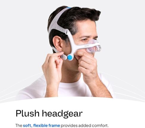 ResMed AirFit/AirTouch N20 Full Face Replacement Headgear - Small, Blue in Saudi Arabia