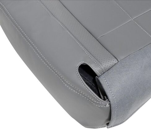 GXARTS Driver Side Bottom Replacement Leather Seat Cover Slate Gray #D5 Compatible with Dodge Ram 1500 2500 3500 4500 2006 2007 2008 2009 in Saudi Arabia