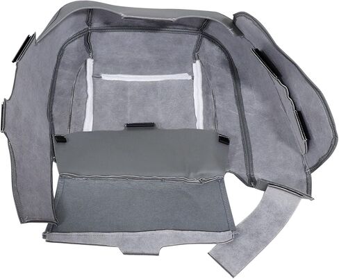 GXARTS Driver Side Bottom Replacement Leather Seat Cover Slate Gray #D5 Compatible with Dodge Ram 1500 2500 3500 4500 2006 2007 2008 2009 in Saudi Arabia