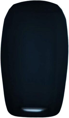 غطاء مفتاح التحكم عن بعد الذكي من السيليكون متوافق مع 2021 2020 2019 Ram 1500 رقم الجزء: 68291689AD (4 أزرار) (أسود + أسود) in Kuwait