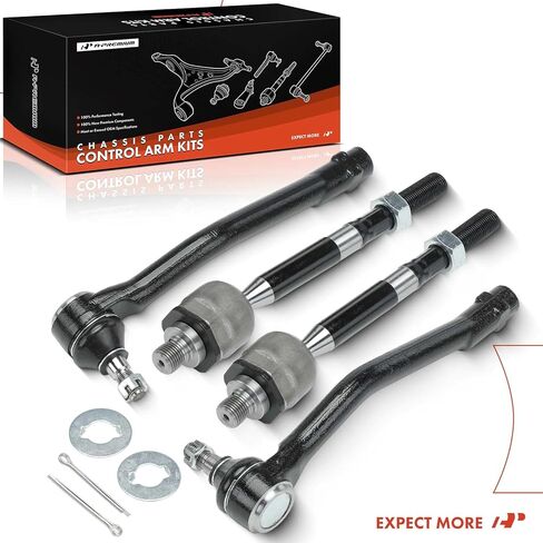A-Premium Set of 4, Front Inner & Outer Tie Rod End Kit, Compatible with Kia Sedona 2015-2021 in Saudi Arabia