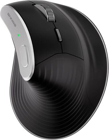 Bnnwa Wireless Vertical Ergonomic Mouse, Multi-Device(Bluetooth + 2.4G Connection), 4 Adjustable DPI, 7 Buttons Computer Mouse for PC, Laptop, Desktop, MacBook - Pink in Saudi Arabia