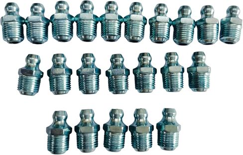 قطع غيار المحراث الخلفي JCB - حلمة الشحم المستقيمة 1/8 بوصة BSP، 22 قطعة، رقم القطعة 1450/0001 in Kuwait