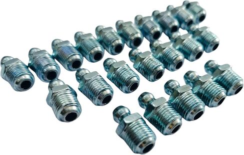 قطع غيار المحراث الخلفي JCB - حلمة الشحم المستقيمة 1/8 بوصة BSP، 22 قطعة، رقم القطعة 1450/0001 in Kuwait