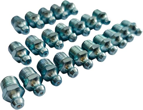 قطع غيار المحراث الخلفي JCB - حلمة الشحم المستقيمة 1/8 بوصة BSP، 22 قطعة، رقم القطعة 1450/0001 in Kuwait