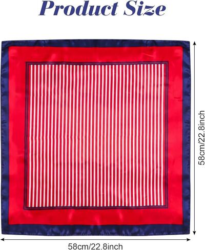 Sailor Scarf Stain Flight Attendant Scarfs Small Square Formal Neck Scarf Wrap for Women Costume in Kuwait