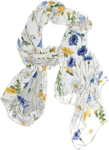 وشاح حريري طويل للسيدات، شال ساتان شيفون كبير الحجم، غطاء رأس واقي من الشمس in Kuwait