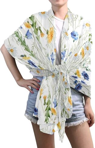 وشاح حريري طويل للسيدات، شال ساتان شيفون كبير الحجم، غطاء رأس واقي من الشمس in Kuwait