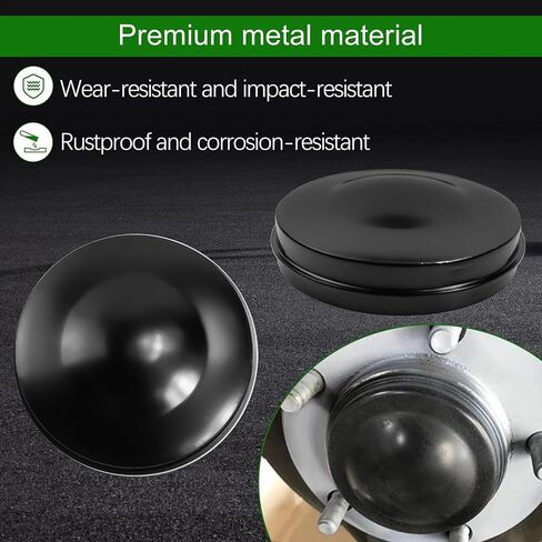 43514-28010 2Pcs Front Hub Grease Caps Fit for 1996-2023 Toyota Tacoma 4Runner Tundra Previa Sequoia FJ Cruiser for 2013-2019 Lexus GX470 GX460 GX400 Replace 43514-0K010 in Kuwait