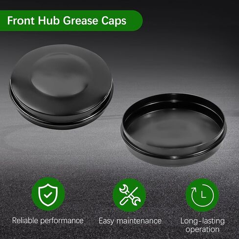 43514-28010 2Pcs Front Hub Grease Caps Fit for 1996-2023 Toyota Tacoma 4Runner Tundra Previa Sequoia FJ Cruiser for 2013-2019 Lexus GX470 GX460 GX400 Replace 43514-0K010 in Kuwait