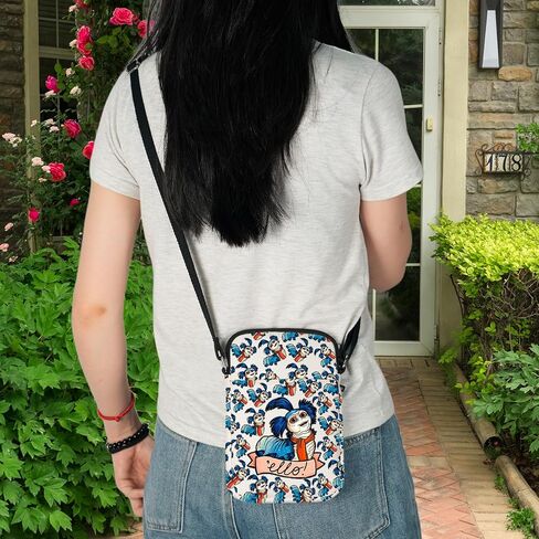 WZMPA Funny Ello Worm Crossbody Bag Magic Maze Worm Fans Gift Sarah & Jareth Shoulder Bag Whimsy Worm Merchandise in Saudi Arabia