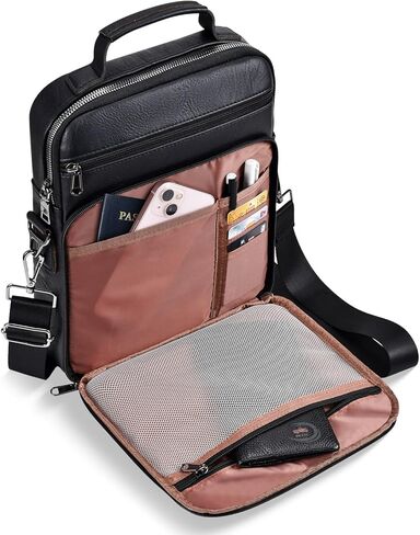 Crossbody Bags for Women and Men, Medium Leather Ladies Shoulder Cross body Bag Sling Travel Purses Handbags in Kuwait