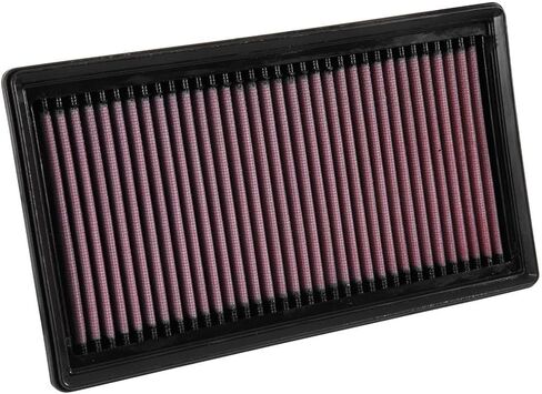 K&N Engine Air Filter: Reusable, Clean Every 75,000 Miles, Washable Replacement Car Air Filter: Compatible 2016-2020 Toyota/Jeep/Fiat (Corolla, Hatchback, Camry, Avalon,C-HR, RAV4, Renegade) 33-3080 in Saudi Arabia