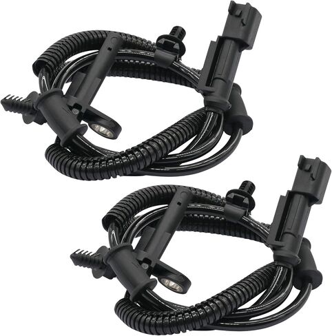 2Pcs Front Left and Right Abs Wheel Speed Sensor Compatible with Ford Mustang Br3Z2C204A, Dr3Z2C204A, Er3Z2C204A Als2201 11 12 13 14 2011 2012 2013 2014 in Saudi Arabia
