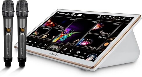 2024 InAndOn Chinese Karaoke Machine, 18.5 inch Capacitive Touch Screen, 650K Cloud Song Library, YouTube Online Play, 4TB in Kuwait