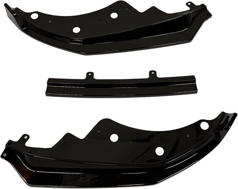 G22 G23 M440i 430i Front M Bumper Lip Splitter Spoiler أسود لامع متوافق مع ممتص الصدمات 2021-2026 BMW 4 Series M فقط - تصميم ديناميكي هوائي عالي الأداء، هيكل متين (أسود لامع من الدرجة B) in Saudi Arabia