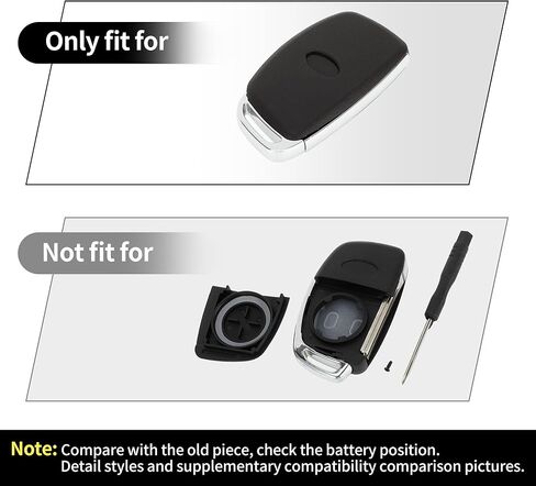 X AUTOHAUX Key Shell Keyless Entry Remote Key Fob Replacement for Hyundai Tucson 2014-2020 for Hyundai Elantra 2014-2020 4 Buttons in Saudi Arabia