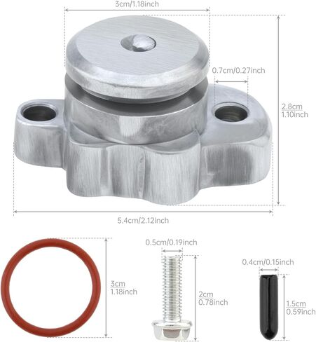 Windance Oil Pump Plug Cover Block Off Kit Fit for Yamaha Y-Zinger PW50 PW80 1981-2025,with Silicone O-Ring, Bolts, Port Caps in Saudi Arabia