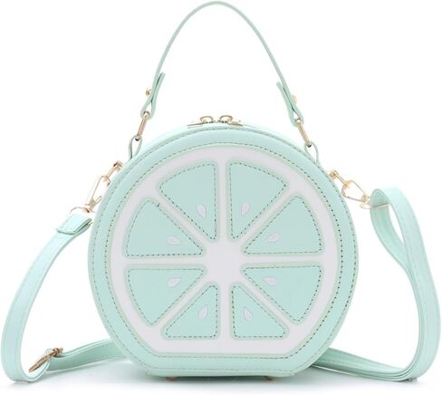 SUKUTU PU Leather Lemon Purse for Women Stylish Novelty Fruit Shaped Crossbody Shoulder Bag in Kuwait