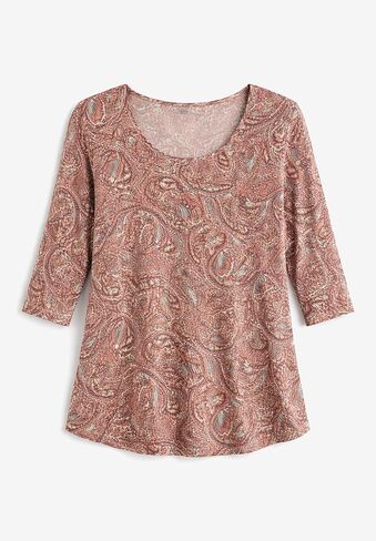 Jessica London Women's Plus Size Stretch Cotton Scoop Neck Tee in Saudi Arabia