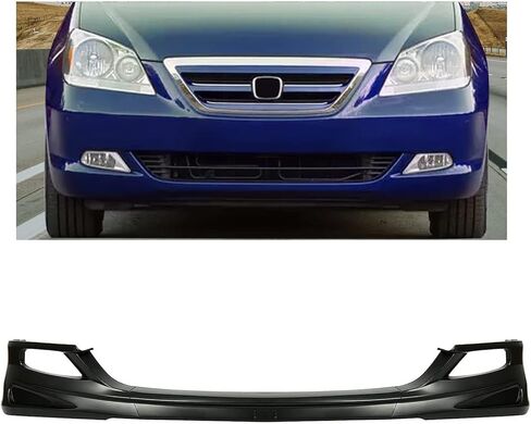 HECASA 3Pcs Front Bumper Lip Compatible with 2005-2007 Honda Odyssey Under Chin Spoiler Splitter Lip Body Kit Black Plastic in Saudi Arabia