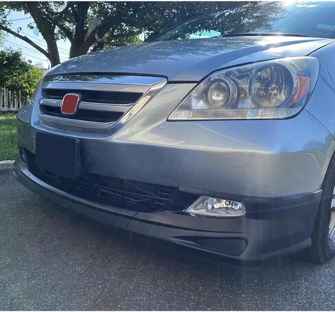 HECASA 3Pcs Front Bumper Lip Compatible with 2005-2007 Honda Odyssey Under Chin Spoiler Splitter Lip Body Kit Black Plastic in Saudi Arabia