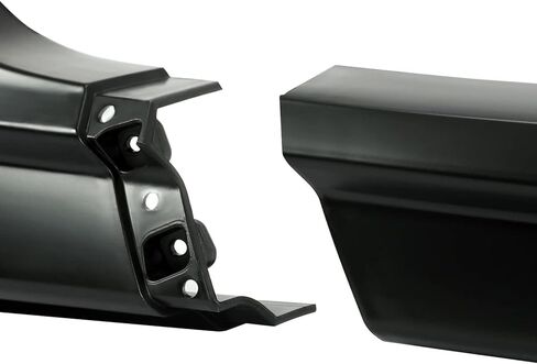 HECASA 3Pcs Front Bumper Lip Compatible with 2005-2007 Honda Odyssey Under Chin Spoiler Splitter Lip Body Kit Black Plastic in Saudi Arabia