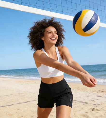 HODOSPORTS Women's 5''/7'' Swim Board Shorts High Waisted Quick Dry Swimsuit Bottoms with Liner Pockets Bathing Suit Trunks in Kuwait