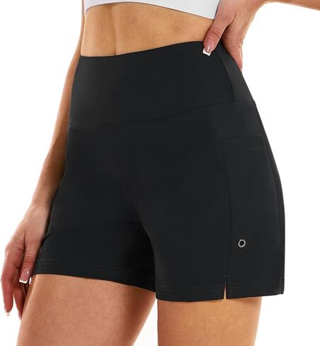 HODOSPORTS Women's 5''/7'' Swim Board Shorts High Waisted Quick Dry Swimsuit Bottoms with Liner Pockets Bathing Suit Trunks in Kuwait