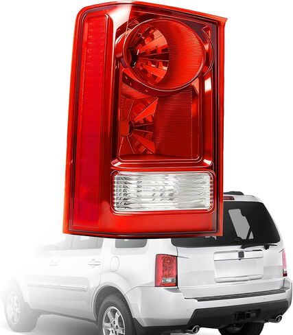 Tail Light Compatible With 2006-2008 Honda Pilot (Left Driver Side), Replace HO2800162 33551-S9V-A11 in Saudi Arabia