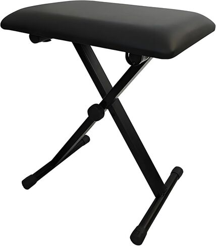 The ONE Leather Piano Bench, Black in Kuwait