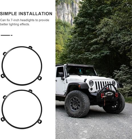 iplusmile 2pcs Headlight Mounting Bracket Vehicle Lamp Rack for Easy Installation Headlamp Retaining Design for Enhanced Safety and Visibility in Saudi Arabia
