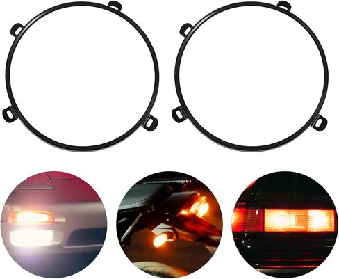 iplusmile 2pcs Headlight Mounting Bracket Vehicle Lamp Rack for Easy Installation Headlamp Retaining Design for Enhanced Safety and Visibility in Saudi Arabia
