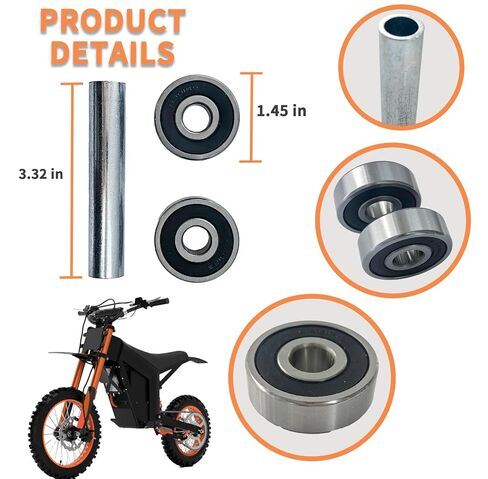 مجموعة محمل العجلات متوافقة مع محامل Tuttio Soleil01 Ebike Wheel-6301RS، ثابتة ومتينة in Saudi Arabia
