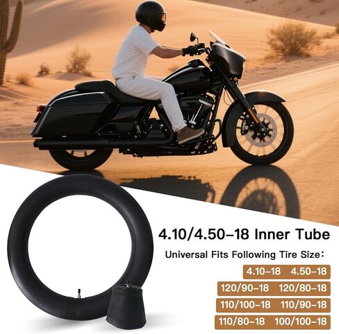 2-Pack 4.10/4.50-18 الأنبوب الداخلي 110/100-18 أنبوب الدراجة الترابية 110/90-18 110/80-18 120/90-18 120/80-18 100/100-18 أنبوب بديل in Kuwait