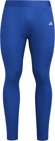 adidas Mens Techfit Long Athletic Leggings Casual - Blue - Size L in Saudi Arabia