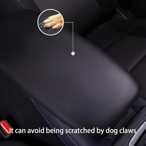 Center Console Cover for 2009-2012 Buick Lacrosse (Black),Waterproof Leather Anti-Scratch Armrest Cover for 2009 2010 2011 2012 Buick Lacrosse Accessories. in Kuwait