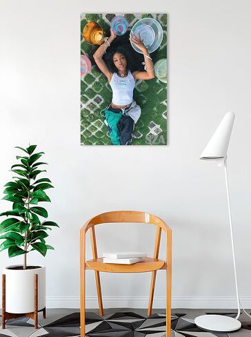 BUY ART FOR LESS Officially Licensed SZA/Laying Art Poster - 24 x 36 Inch - Decorative Print - Poster Paper - Ready to Frame in Saudi Arabia